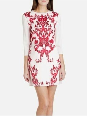 Ted Baker ODANA Ornate China Tunic Shift Dress Size 2 US 6 NWOT